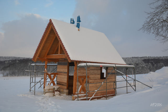 Die Kapelle im Schnee